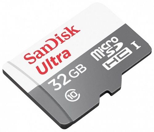 Карта памяти SanDisk Ultra microSDHC Class 10 32GB Card with Adapter — фото